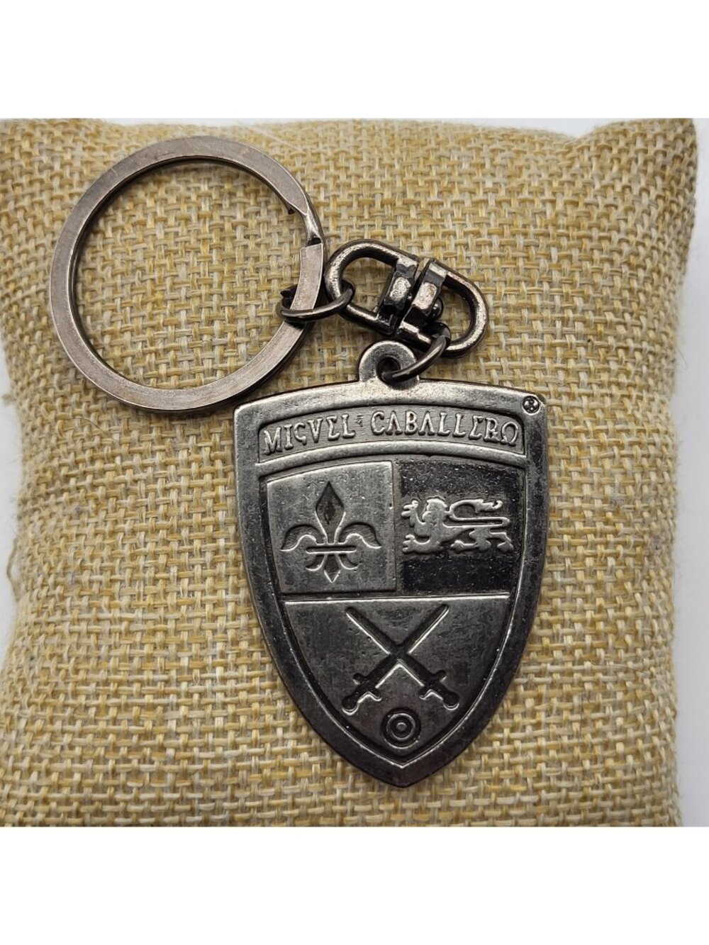 Miguel Caballero keychain Advertising Shield Crest